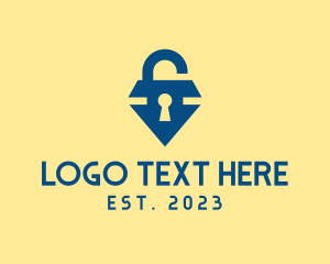 Encrypted - Diamond Gem Locksmith logo design