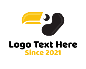 Toucan - Toucan Yellow Beak logo design