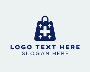 Drugstore - Medical Shopping Bag logo design