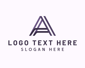 Architect Builder Letter A logo design