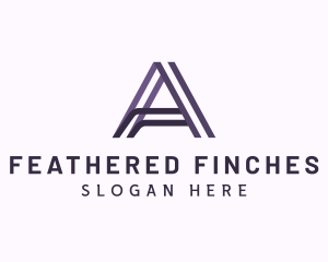 Architect Builder Letter A logo design