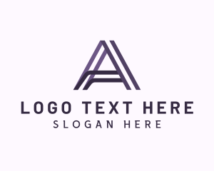 Application - Architect Builder Letter A logo design
