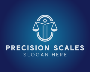 Justice Scale Law Firm  logo design