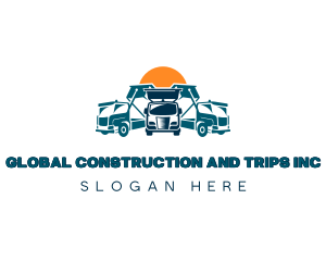 Vehicle Transportation Trucking Logo
