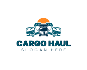 Vehicle Transportation Trucking logo design