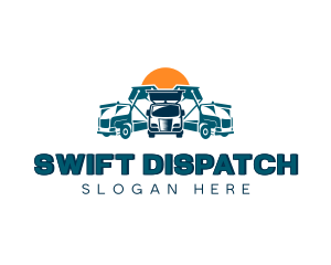 Vehicle Transportation Trucking logo design