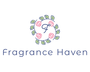 Elegant Rose Floral logo design