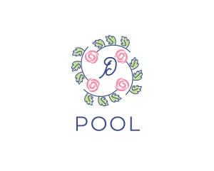 Elegant Rose Floral logo design