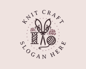 Knit - Sewing Craft Tailoring logo design