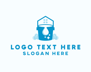 Home - Cleaning Bucket Disinfection logo design