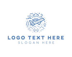 Logistics - Airplane Travel Airline logo design