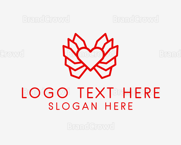 Red Winged Heart Logo