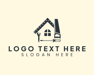 Contractor - Home Renovation Tools logo design