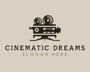 Movie Camera Film logo design