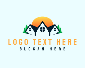 Realty Home Roof logo design