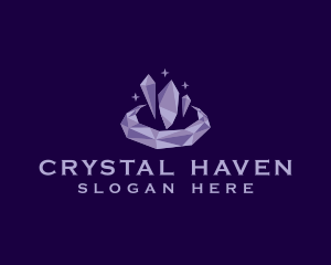 Crystal Gem Boutique logo design