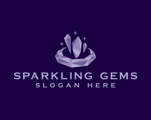 Crystal Gem Boutique logo design