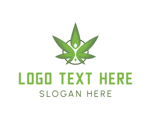 Marijuana - Natural Cannabis Therapy logo design