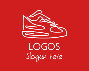 Minimalist Sneaker Doodle Logo