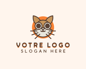 Cartoon - Cat Pet Cartoon logo design