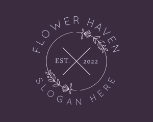 Feminine Wellness Flower  logo design