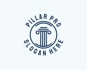 Pillar - Pillar Insurance Firm logo design