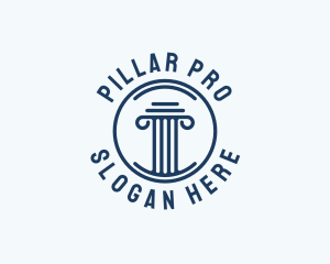 Pillar Insurance Firm  logo design