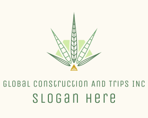 Medical Marijuana Leaf  Logo