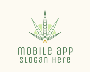 Medical Marijuana Leaf  Logo