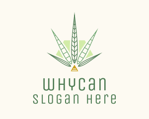 Medical Marijuana Leaf  Logo