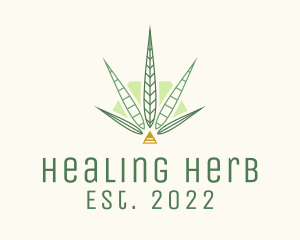 Medical Marijuana Leaf  logo design