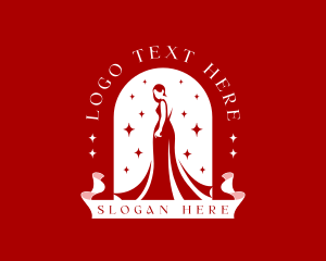 Clothing - Elegant Fashion Gown logo design