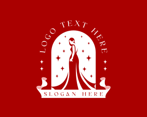 Elegant Fashion Gown Logo