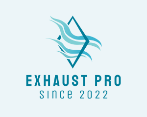 Exhaust - Diamond Airflow Exhaust logo design