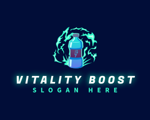 Vitality - Energy Drink Thunder logo design