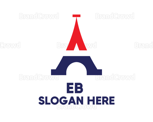 France Eiffel Tower Logo