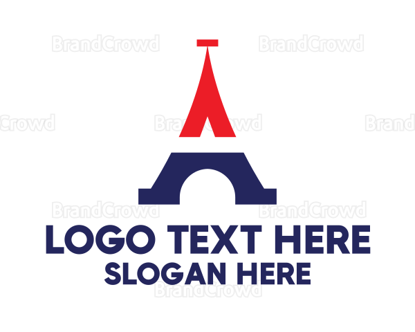 France Eiffel Tower Logo