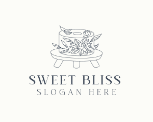 Sugar - Floral Cake Bakery logo design