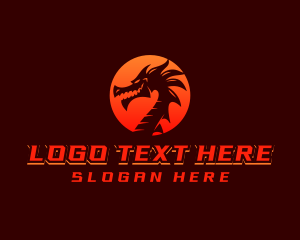 Dragon - Gaming Dragon Beast logo design