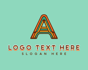 Courier - Generic Modern Letter A logo design