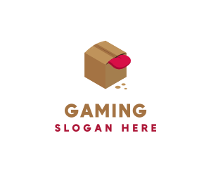 Storage - Tongue Out Box logo design