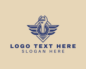 Fix - Cogwheel Wrench Automotive logo design