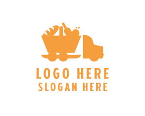 Delivery Truck - Food Delivery Truck logo design