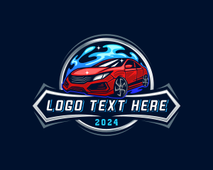 Auto Transportation Car logo design