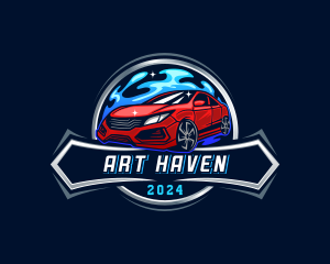 Auto Transportation Car logo design