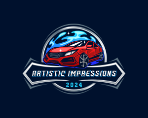 Auto Transportation Car logo design