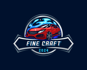 Auto Transportation Car logo design