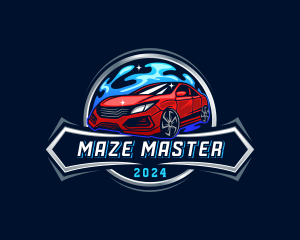 Auto Transportation Car logo design