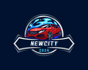 Auto Transportation Car logo design