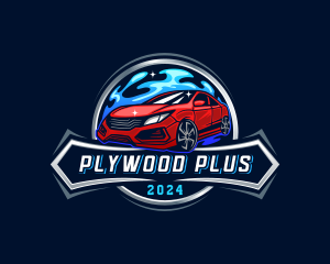 Auto Transportation Car logo design